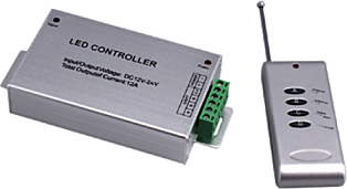 Контроллер RGB ZC - 2000RC 12V 3x4A=144w (IR) (327