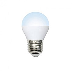 Лампа TM Volpe LED-G45-6W/NW/E27/FR/DIM/O Белый